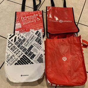 Lululemon shopping tote lunch bag lot